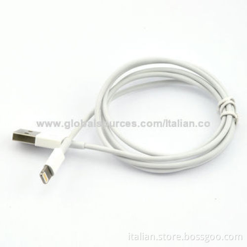 Lightning Cable for iPhone 5, 5S, 5C, Ultra-soft Cable, Various Colors Available